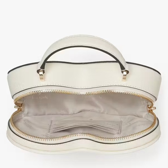 Kate Spade Love Shack Rattan Heart Crossbody ~ Woven Straw Floral Embroidery - Picture 3 of 9